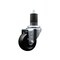 Service Caster 3'' SS Soft Rubber Wheel Swivel 1-5/8'' Expanding Stem Caster SCC-SSEX20S314-SRS-158 - alternate 1